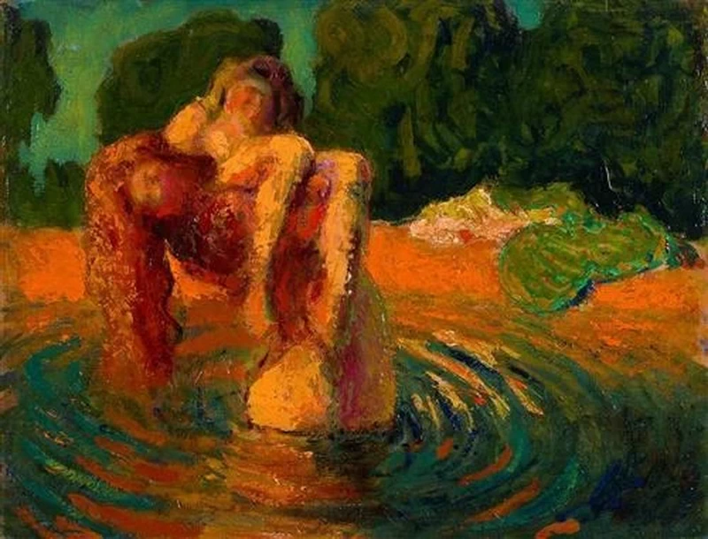 Figure in una piscina